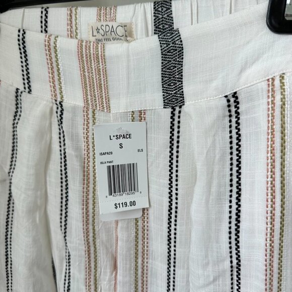 L Space Isla Pants El Camino Stripe Size Small - Picture 8 of 15
